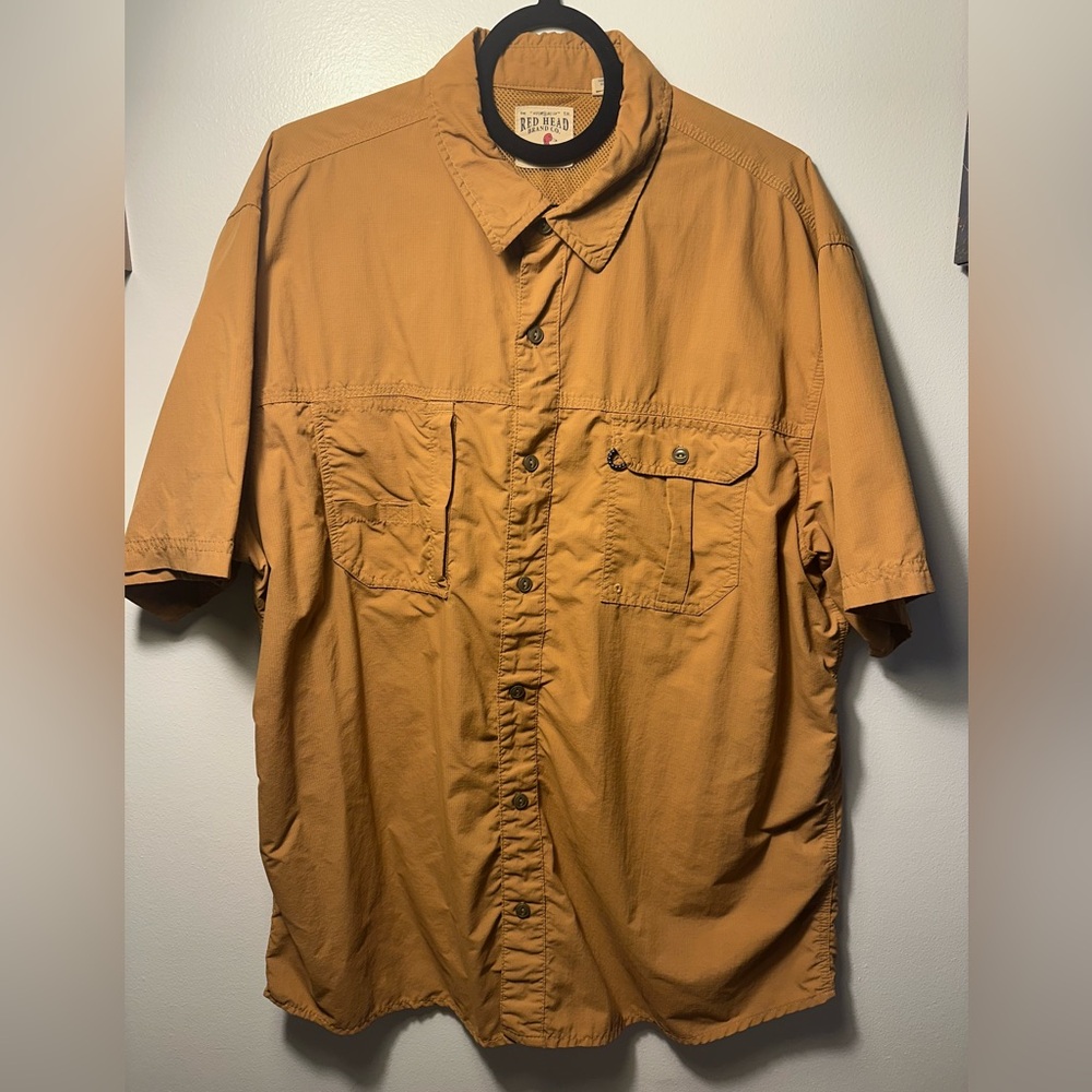 RedHead Co Men’s Short Sleeve Button Down outdoor fishing